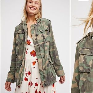Free People Not Your Brothers Surplus Jacket